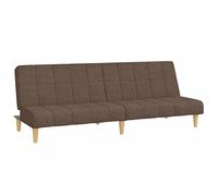 GHVBNMF Sofá cama plegable de 2 plazas, de tela topo, 200 x 100 cm | Sofá convertible para invitados con respaldo ajustable para sala de estar, habitación de estudiante o estudio pequeño.
