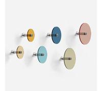 Giallobus - Percheros Pared - Happy Color 02 - Kit 6 pz - Vidrio acrílico - Kit 6 pcs. - Palette Colours 02 - Percheros y Accesorios Decorativos de Pared