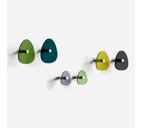 Giallobus - Percheros Pared - Harmony Color 04 - Kit 6 pz - Vidrio acrílico - Kit 6 pcs. - Palette Colours 04 - Percheros y Accesorios Decorativos de Pared