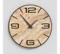 Giallobus - Reloj premium - Simple relief - Madera de MDF - Premium 30x30 cm - n.16 Canyon - Artesano Made in Italy - Silencioso - Idea de regalo - Doble nivel moderno
