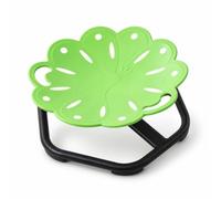 GiaoRosi Children Training Seat Silla para Niños Sensorial Silla Giratoria Silla de Entrenamiento con Agarraderas con Corte Tipo, Metal Base - Green, Peacock Luminous Swivel Chair