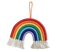 Gibsob Adorno Colgante Arcoiris, Arcoiris Colgante Pared, Tapices de Arco Iris, Colgante de Pared con diseño de arcoíris, Arcoiris Colgante Pared Tapices de Arco Iris para el hogar niños Regalo