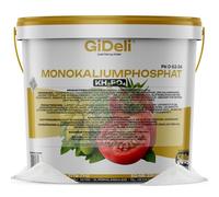 GiDeli Fosfato Monopotásico MKP 500g - Abono Hidrosoluble para Fertirrigación y Uso Foliar - Ideal para Huerto, Invernadero, Árboles Frutales - Sin Nitrógeno, Favorece Floración y Fructificación