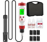 GIDIGI kit de medidor de oxígeno disuelto, medidor de oxígeno para estanques con piezas de repuesto, para Acuicultura monitoreo ambiental elaboración de cerveza y fermentación, rango 0,0-40,0 mg/L