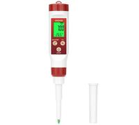 GIDIGI Medidor pH Alimentos, ph-metro Profesional con Sonda de Punta para Analizar el pH y la TEMP en Alimentos Líquidos y Semisólidos, para pan masa queso arroz carne vino crema piscinas y acuarios