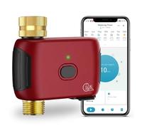 GIEX Temporizador de riego WiFi, Programador Inteligente para Grifo de jardín, Compatible con Alexa y Google Assistant, Funciona con la aplicación Tuya Smart Life, Sistema de riego automático