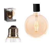 GIFTDECOR Bombilla LED Vintage 150mm Luz Cálida E27-E26 (Pack de 12)