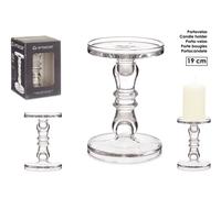 GIFTDECOR Candelabro Cristal Anillo S 19cm