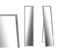 GIFTDECOR Espejo de pie plateado 33 x 130 cm