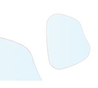 GIFTDECOR Espejo Forma Abstracta Blanco 66x53cm