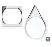 Giftdecor Espejo Redondo Colgar Blanco