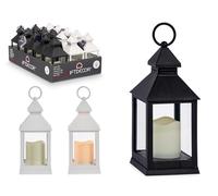 GIFTDECOR Farol de Vela LED de Plástico, Surtido de 2 Colores (Pack de 15)