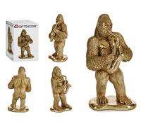 Giftdecor Gorila Saxo Dorado - Set de 3 unidades