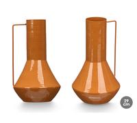 Giftdecor Jarrón Cónico 29cm Teja