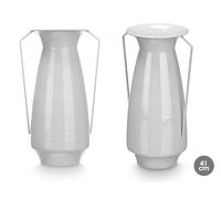 Giftdecor Jarrón Cónico Gris 41cm