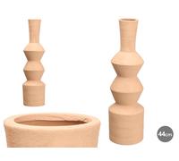 Giftdecor Jarrón Geométrico 60cm Tierra