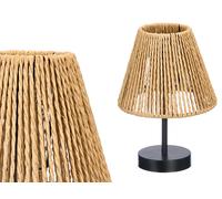 Giftdecor Lámpara de Sobremesa Cónica Natural