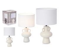 Giftdecor Lámpara Jarrón Blanca