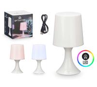 GIFTDECOR Lámpara RGB Pie Blanco