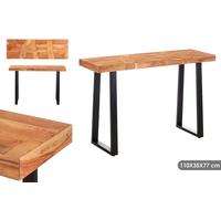 GIFTDECOR Mesa Recibidor de Madera Trama 110 x 35 x 77 cm