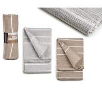 Giftdecor Multiusos de Rayas Surtido de Colores 225x250cm Pack de 8