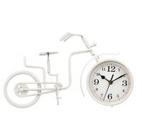 Giftdecor Reloj Forja Bicicleta Blanco 21cm