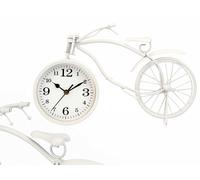 Giftdecor Reloj Forja Bicicleta Blanco 22cm