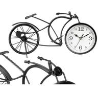 GIFTDECOR Reloj Forja Bicicleta Negro 19,5cm