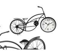 Giftdecor Reloj Forja Bicicleta Negro