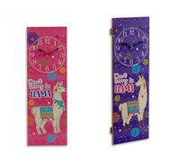 Giftdecor Reloj Rectangular de Madera Surtido 20x60x2 cm