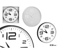 Giftdecor Reloj Redondo de 30 cm con Números Grandes Surtido de Colores