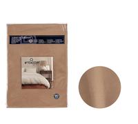 GIFTDECOR Set de 3 sábanas 90cm color marrón