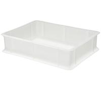 Giganplast Caja para masas de pan y pizza Mod. Service 30 x 40 x 10 cm Blanco