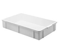 Giganplast Caja de transporte Transport, plástico blanco, 60 x 40 x 16 cm