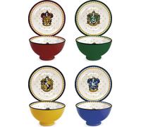 Gilde 5er Set, Harry Potter, Schale, Hogwarts, Keramik, mehrfarbig, VE 2, 4fach sortiert, D. 11.5 cm Höhe: 6.50 cm Durchmesser: 11.50 cm 81592