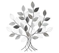 GILDE 84261 Escultura de decoración de Pared, Metal, Gris, Höhe 107 cm