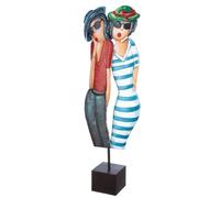 GILDE Escultura cóte d 'Azur Metal 12 x 28 x 83 cm