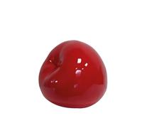 GILDE Escultura de Manzana de Resina, Brillante, Manzana roja, diámetro 36 cm, Manzana Decorativa