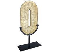 Gilde Escultura Decorativa, Aluminio, Color Dorado, Altura 39 cm