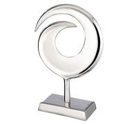 Gilde Escultura Decorativa - de Aluminio - Plata decoración salón Regalo Navidad para Mujeres - Altura 47 cm