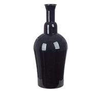 GILDE Filu - Jarrón Decorativo (Metal, 55 x 25 cm), Color Negro Brillante