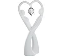 GILDE Francis, Figur, Juego de dos, "Dinamismo", Lema, Cerámica, color crema, dimensiones: L. 11 cm, Ancho 18,5 cm, Alto 36 cm, código 30980