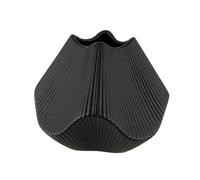 GILDE Jarrón Decorativo de cerámica, 19 x 22 cm, Color Negro Mate