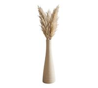 GILDE Jarrón Decorativo XL - Gran jarrón de cerámica - para Flores Individuales Hierbas - Decoración Navidad Regalo cumpleaños Boda - Color: Crema Altura 41 cm