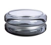 GILDE Jarrón OPTI Cristal Gris Redondo 32,5 cm Decoración Decoración Hogar Florero Decoración Mesa