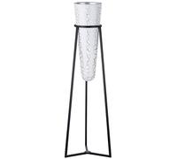 GILDE Jarrón, Vidrio Metal, Höhe 102 cm