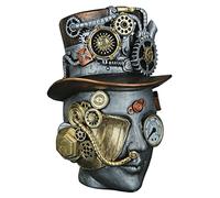 Gilde Poly Skulptur Steampunk Female Figuritas Decorativas, Multicolor, Único