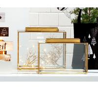 Gilde, vela decorativa "Cozy", metal dorado, modelo 26240