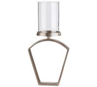 Gilde, vela decorativa "Nostro", aluminio, color champán, unidad, largo: 5 cm, ancho: 20 cm, alto: 27 cm. Código: 60149. EAN: 4063387601495