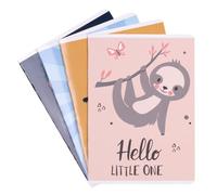 gimboo Cuaderno escolar/formato A5 16/16 hojas rayadas 3 / paquete mixto de 20 unidades/paquete de diseños surtidos/para niños para escolarización para estudiantes de primaria/sin borde/tarjetas